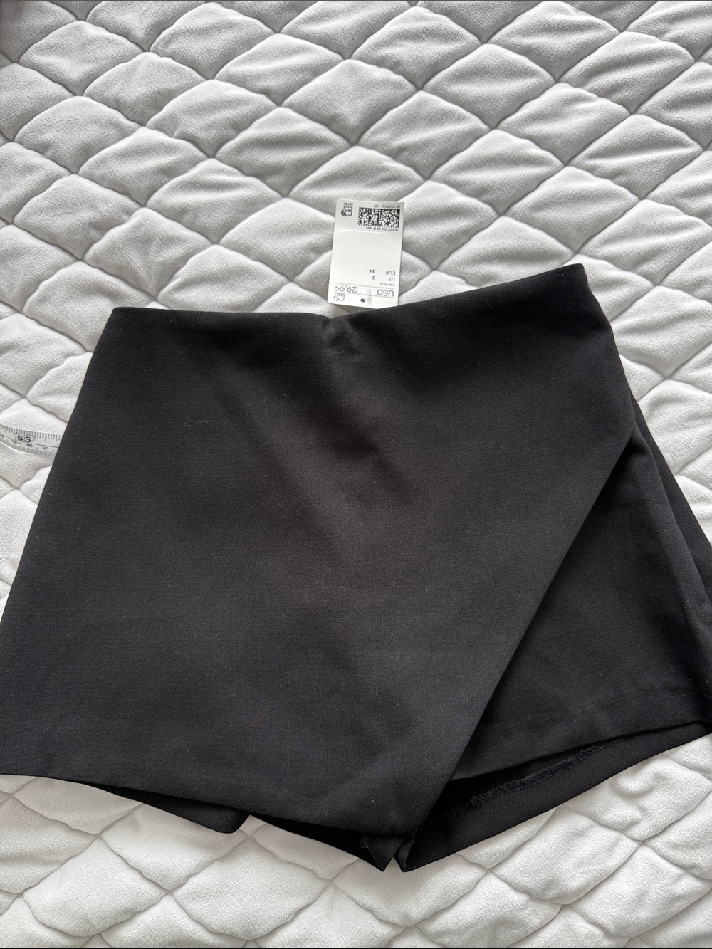 H&M Black Women's Skort-2 NEW